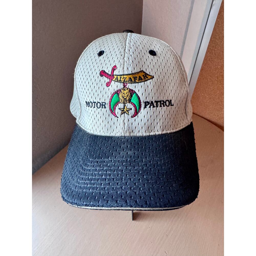 Alzafar Shriners Motor Patrol Otto Mesh Back Baseball Cap Hat One Size